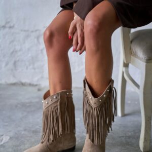 AURIS MINK SUEDE BOOTS