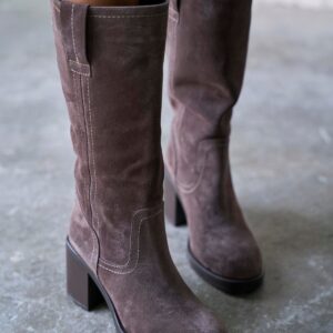GALLEN MINK SUEDE BOOTS