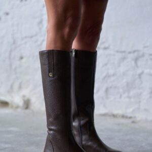GOX BROWN LEATHER BOOTS