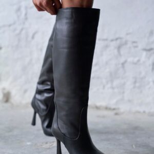 RAKOV BLACK LEATHER BOOTS