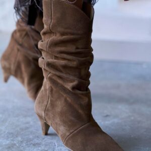 SEOUL SAND SUEDE BOOTS