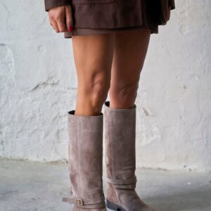 TAMBOV MINK SUEDE BOOTS