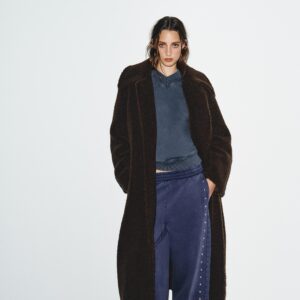 FAUX SHEARLING COAT