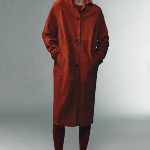 100% SUEDE LEATHER COAT LIMITED EDITION