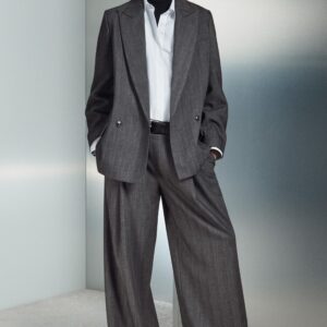 PINSTRIPE BLAZER WITH WOOL ZW COLLECTION