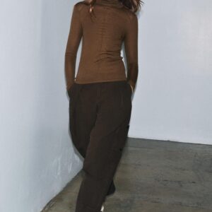 WOOL KNIT HIGH NECK JUMPER