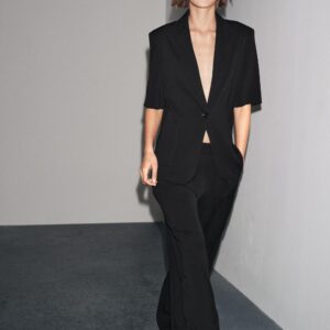 ZW COLLECTION SHORT SLEEVE BLAZER