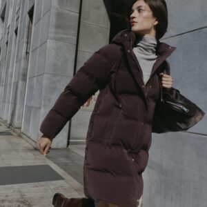 SEMI-LONG RUBBERISED WINDPROOF ANORAK