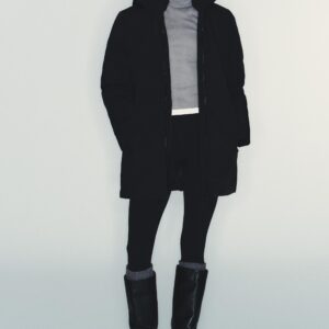 WATER-REPELLENT AND WINDPROOF PUFFER JACKET WITH HOODIE