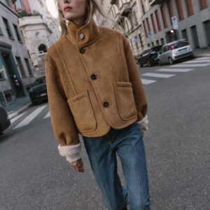 REVERSIBLE DOUBLE-FACED JACKET