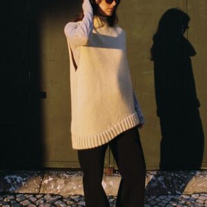 ASYMMETRIC KNIT VEST