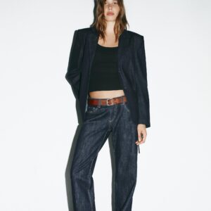 SHIRT BLAZER WITH BELT