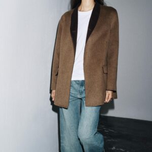 OVERSIZE WOOL BLEND BLAZER ZW COLLECTION