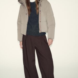 SHORT WATER-REPELLENT WINDPROOF HOODED ANORAK