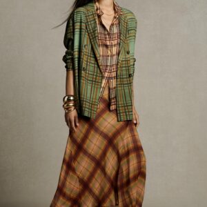 ZW COLLECTION FLOWY CHECK BLAZER