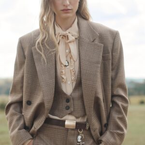 LIMITED EDITION CHECK WOOL WAISTCOAT