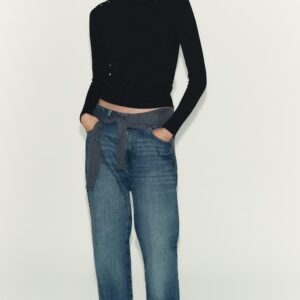 KNIT JUMPER WITH BUTTONS