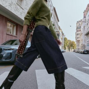 BRUSHED EFFECT KNIT JUMPER