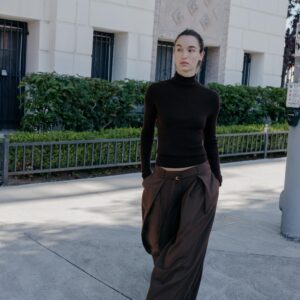 WOOL HIGH NECK JUMPER