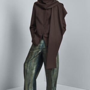 ZW COLLECTION LIMITED EDITION PINSTRIPE BLAZER WITH SCARF