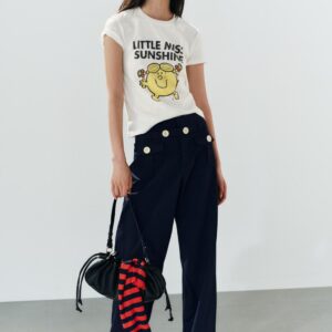 LITTLE MISS SUNSHINE SLUB KNIT T-SHIRT