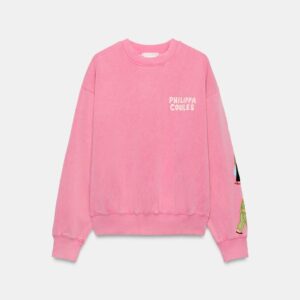 PHILIPPA COULES FADED-EFFECT SWEATSHIRT