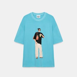 PHILIPPA COULES WASHED-EFFECT T-SHIRT