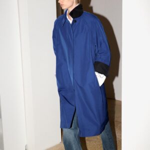 ZW COLLECTION NYLON MIDI TRENCH COAT