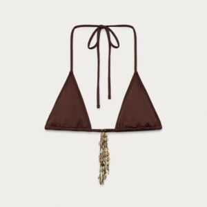 MARISA BERENSON X ZARA SHELL TRIANGLE BIKINI TOP