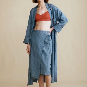 ZW COLLECTION CHECK SKIRT CREATED BY CARAMEL LONDON X ZARA