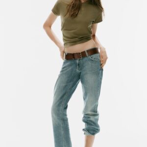 BUTTON TAB T-SHIRT