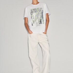 METALLIC SHORT SLEEVE T-SHIRT