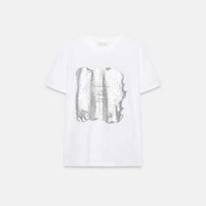 METALLIC SHORT SLEEVE T-SHIRT