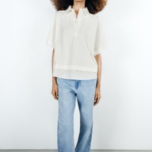 CONTRAST COTTON T-SHIRT