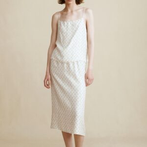 100% SILK SKIRT CREATED BY CARAMEL LONDON X ZARA
