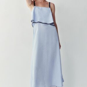 COMBINED MIDI DRESS