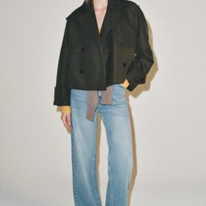 ZW COLLECTION SHORT TRENCH COAT