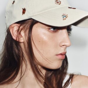 CAT EMBROIDERY TWILL CAP