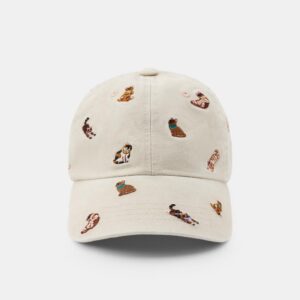 CAT EMBROIDERY TWILL CAP