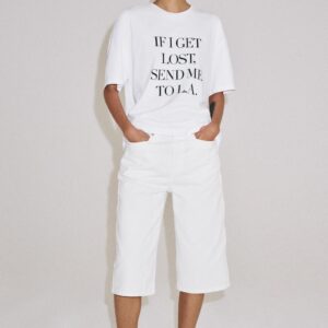 SHORT SLEEVE SLOGAN T-SHIRT