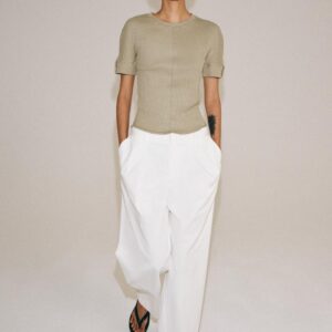 COTTON RIB T-SHIRT