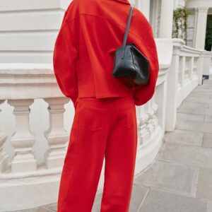 SWEATSHIRT AND TROUSERS SET - RED