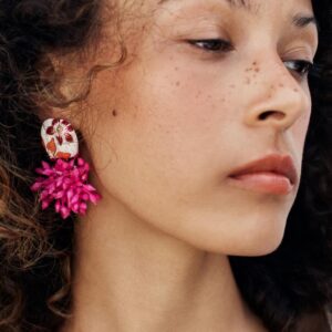 RESIN BEAD EARRINGS