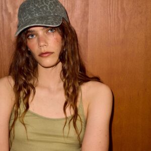 ANIMAL PRINT TWILL CAP