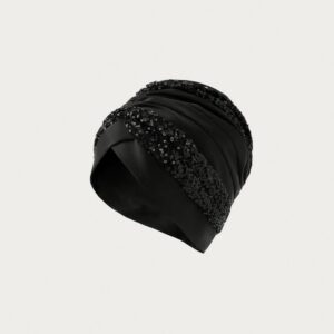 MARISA BERENSON X ZARA SEQUIN TURBAN HAT
