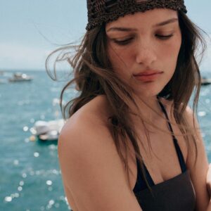CROCHET SKULLCAP WITH BEADS
