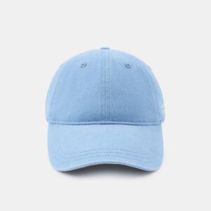 TWILL CAP WITH EMBROIDERED SLOGAN