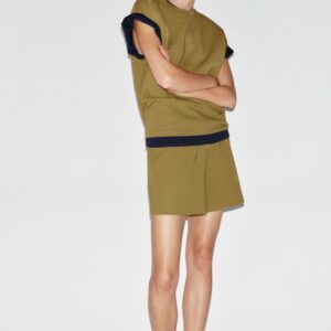INTERLOCK SHORTS - OLIVE GREEN