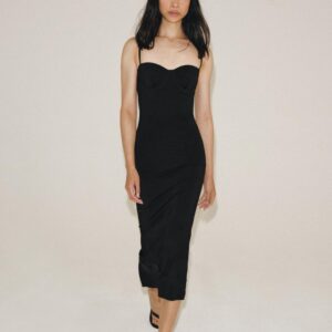 POLYAMIDE MIDI DRESS