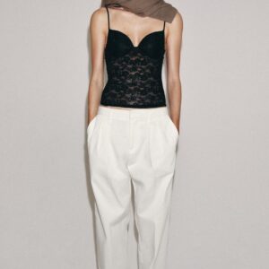 LACE STRAP TOP